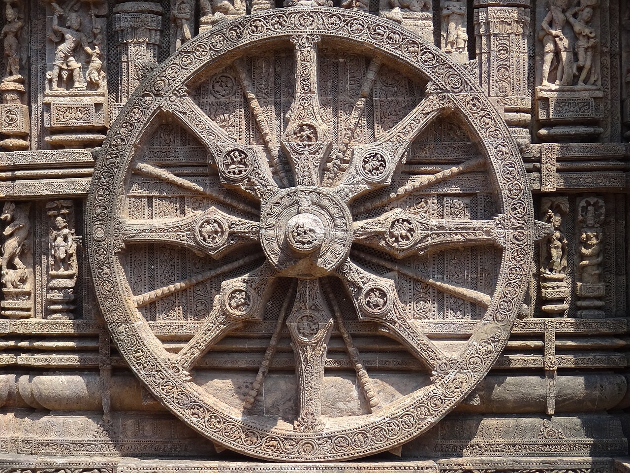Konark Wheel at the Konark Sun Temple